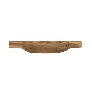 17" Decorative Paulownia Wood Tray with Handles | Michaels Stores