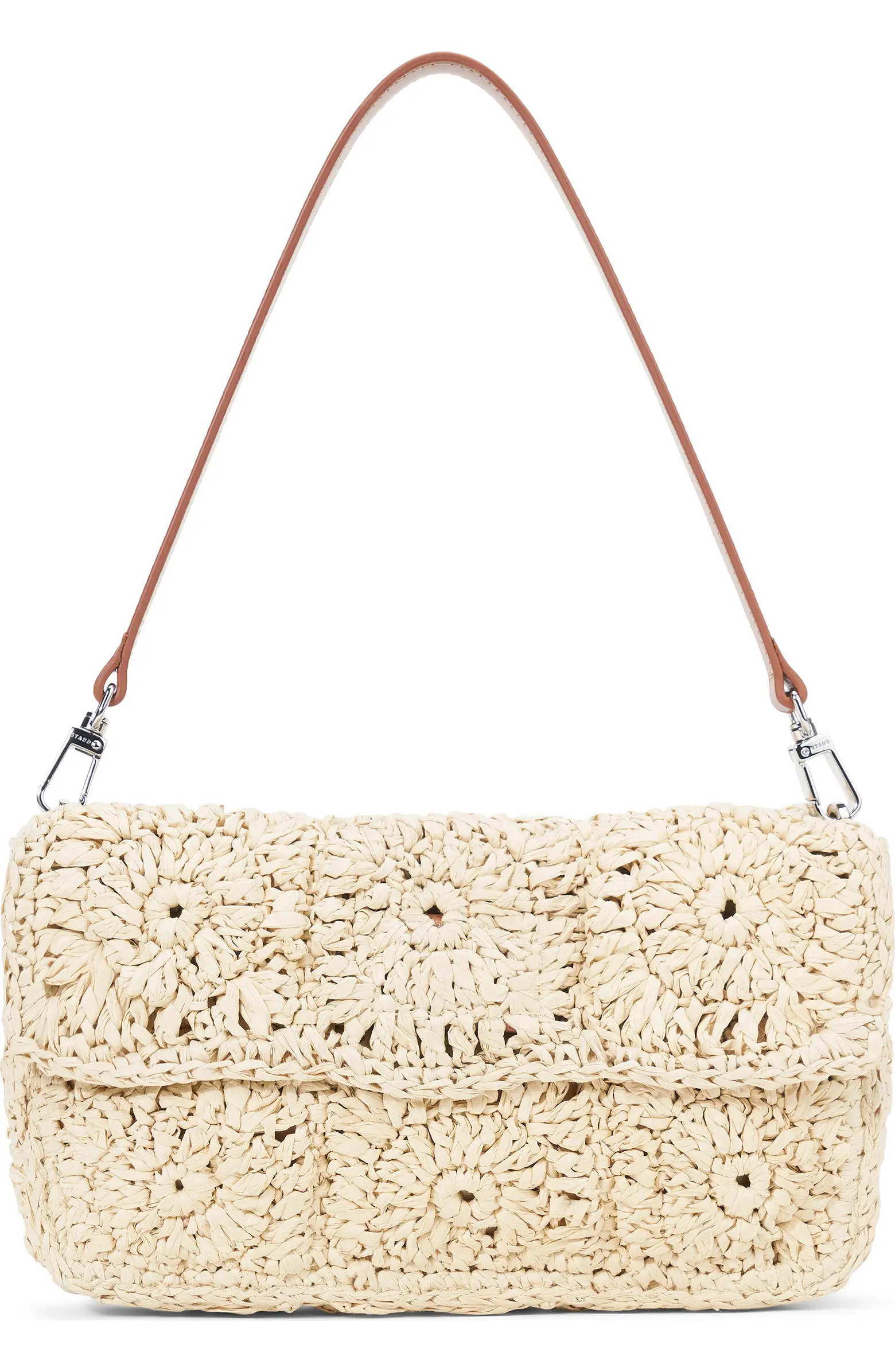 STAUD Timmy Crochet Shoulder Bag | Nordstrom | Nordstrom