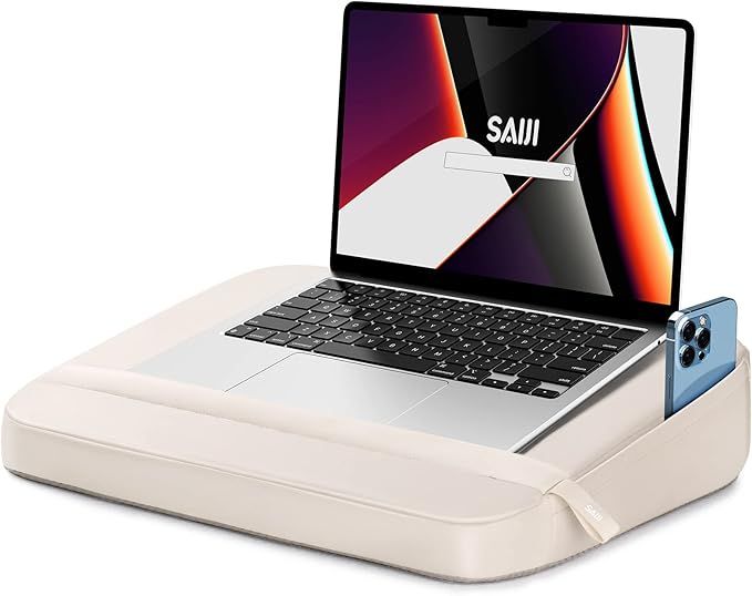 Amazon.com: SAIJI Laptop Lap Desk, Ultra Lightweight Portable Lap Desk with Pillow Cushion, Fit u... | Amazon (US)