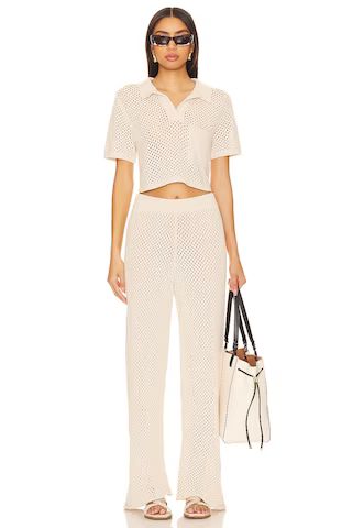 Crochet Cropped Polo Top
                    
                    onia | Revolve Clothing (Global)