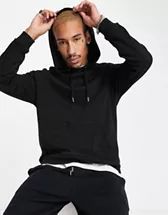 ASOS DESIGN oversized hoodie in black | ASOS (Global)