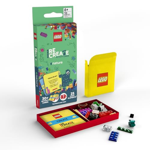 Lego Recreate Activity Cards – Nature | Creative Building Game with 30+ Activity Cards & 25 Lego Elements | Ages 6+ | Amazon (US)