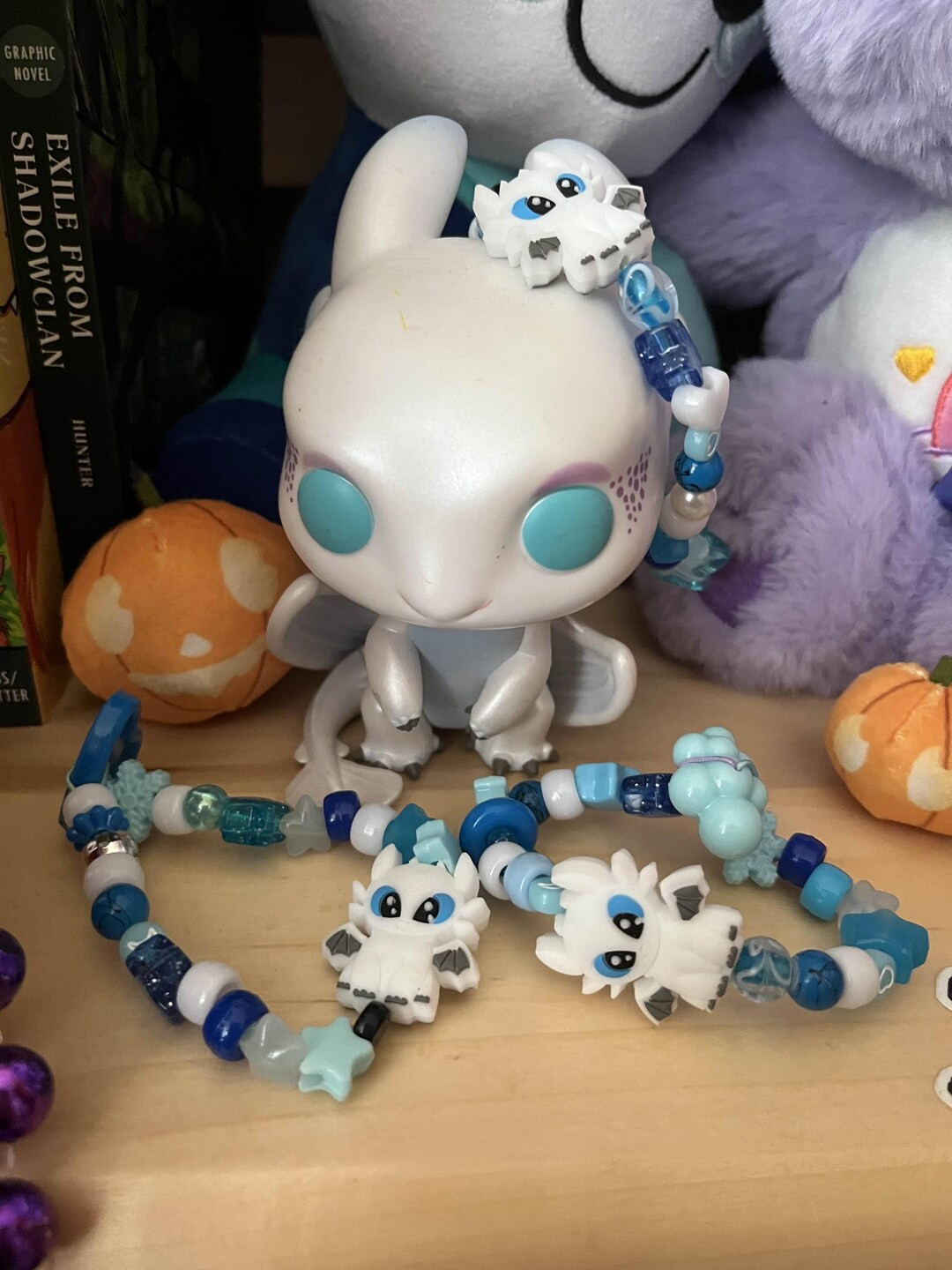 Pastel Decora Fairy Kei OOAK Light Fury How to Train Your Dragon HTTYD Themed Kandi Bracelets - E... | Etsy (US)