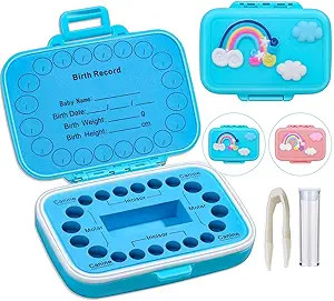 Caffox Tooth Holders for Kids Keepsake, Baby Teeth Keepsake Box, Tooth Saver, Tooth Container for... | Amazon (US)