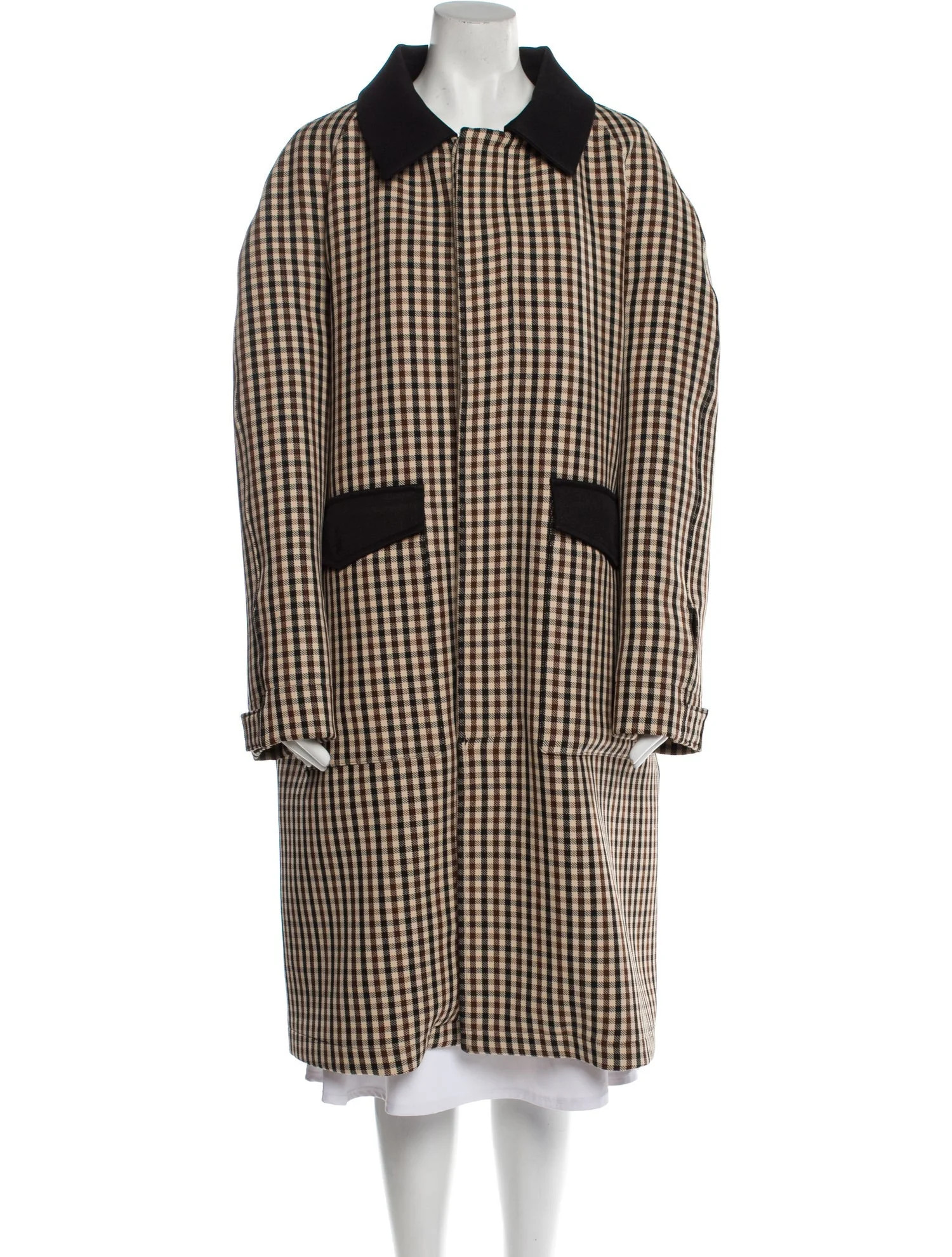 Plaid Print Coat | The RealReal