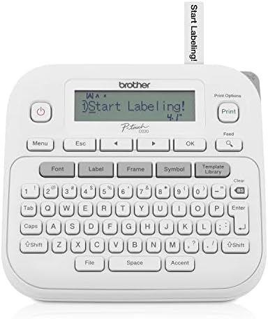 Brother P-Touch PTD220 Home / Office Everyday Label Maker | Prints TZe Label Tapes up to ~1/2 inc... | Amazon (US)