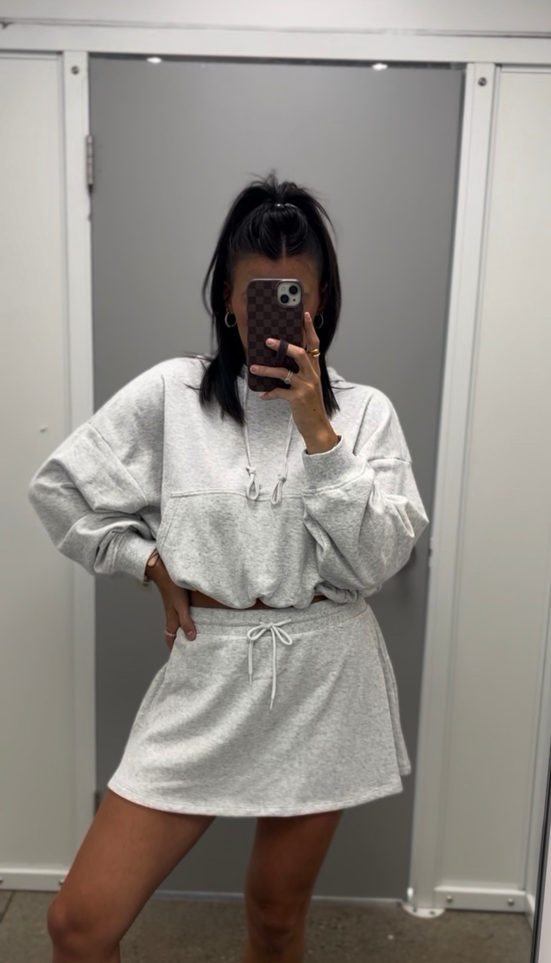 Walmart- No boundaries grey cotton matching set 

#LTKActive #LTKmomlife #LTKootd