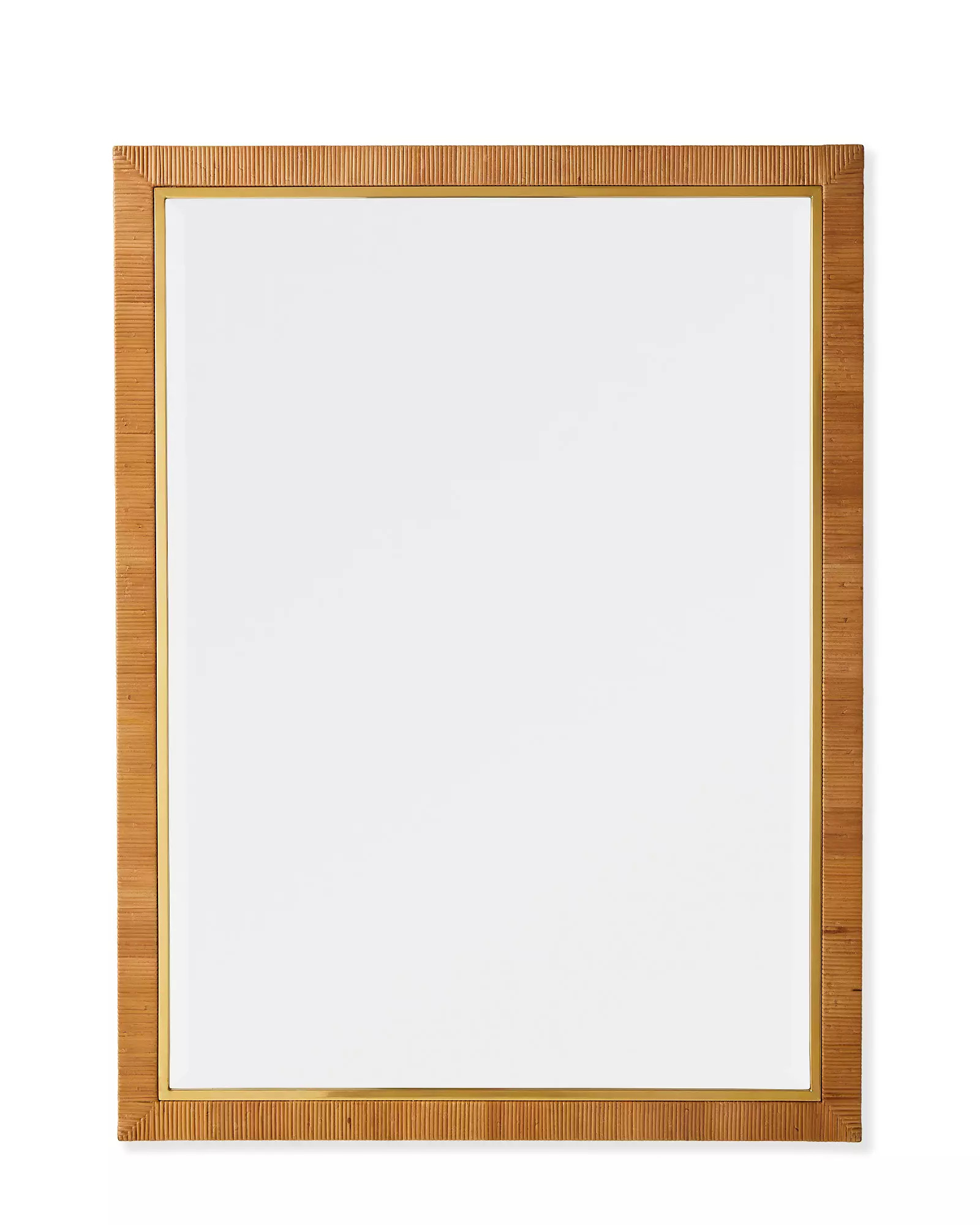 Balboa Rattan Wall Mirror | Serena and Lily
