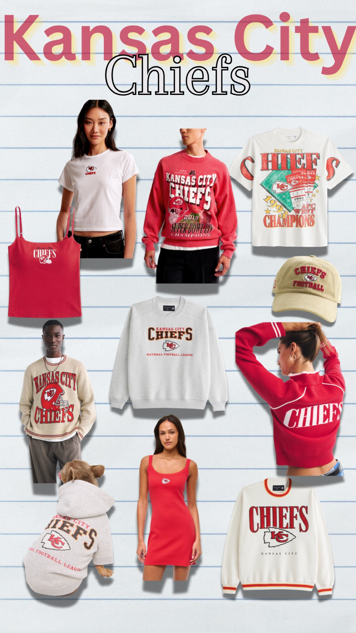 Football gear on sale just in time for the season to start 🏈🏟️ Kansas City Chiefs, Abercrombie NFL, NFL clothes, tailgate outfits, Abercrombie Chiefs clothes

#LTKsalealert #LTKstyletip #LTKSeasonal