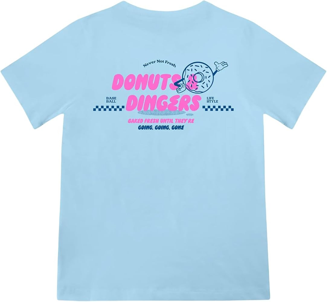 Baseball Lifestyle 101 Donut Youth Tee for Boys, Soft 60/40 Blend, Breathable, Side-Seamed, Sizes... | Amazon (US)