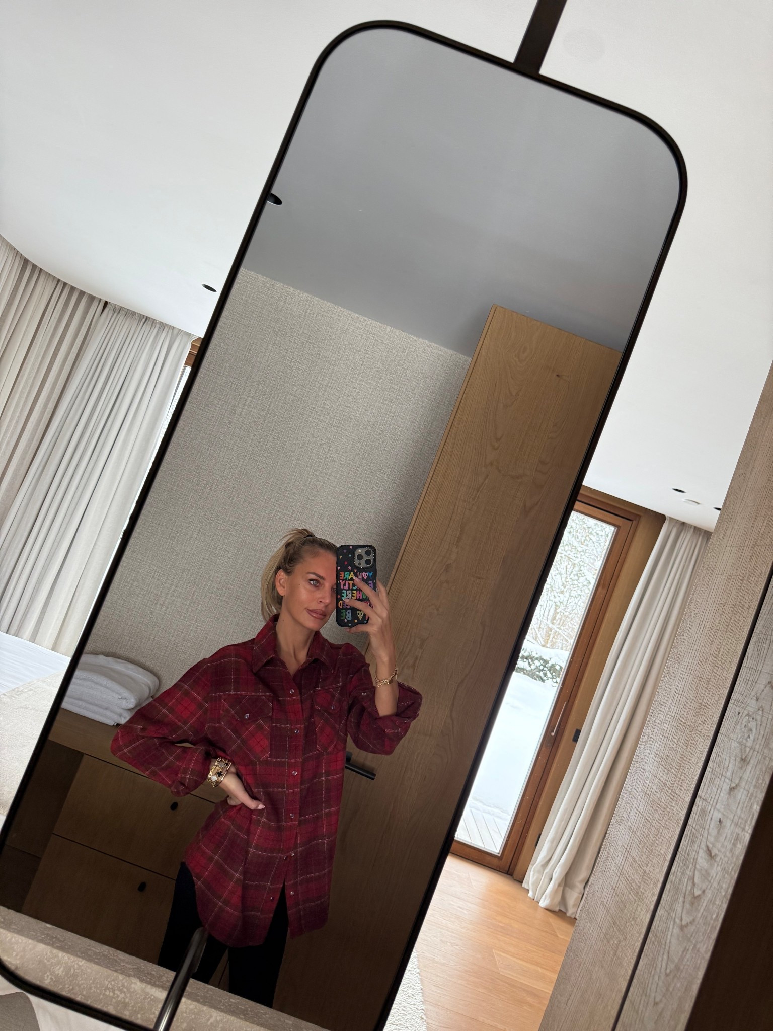 Gods true cashmere shirt plaid 