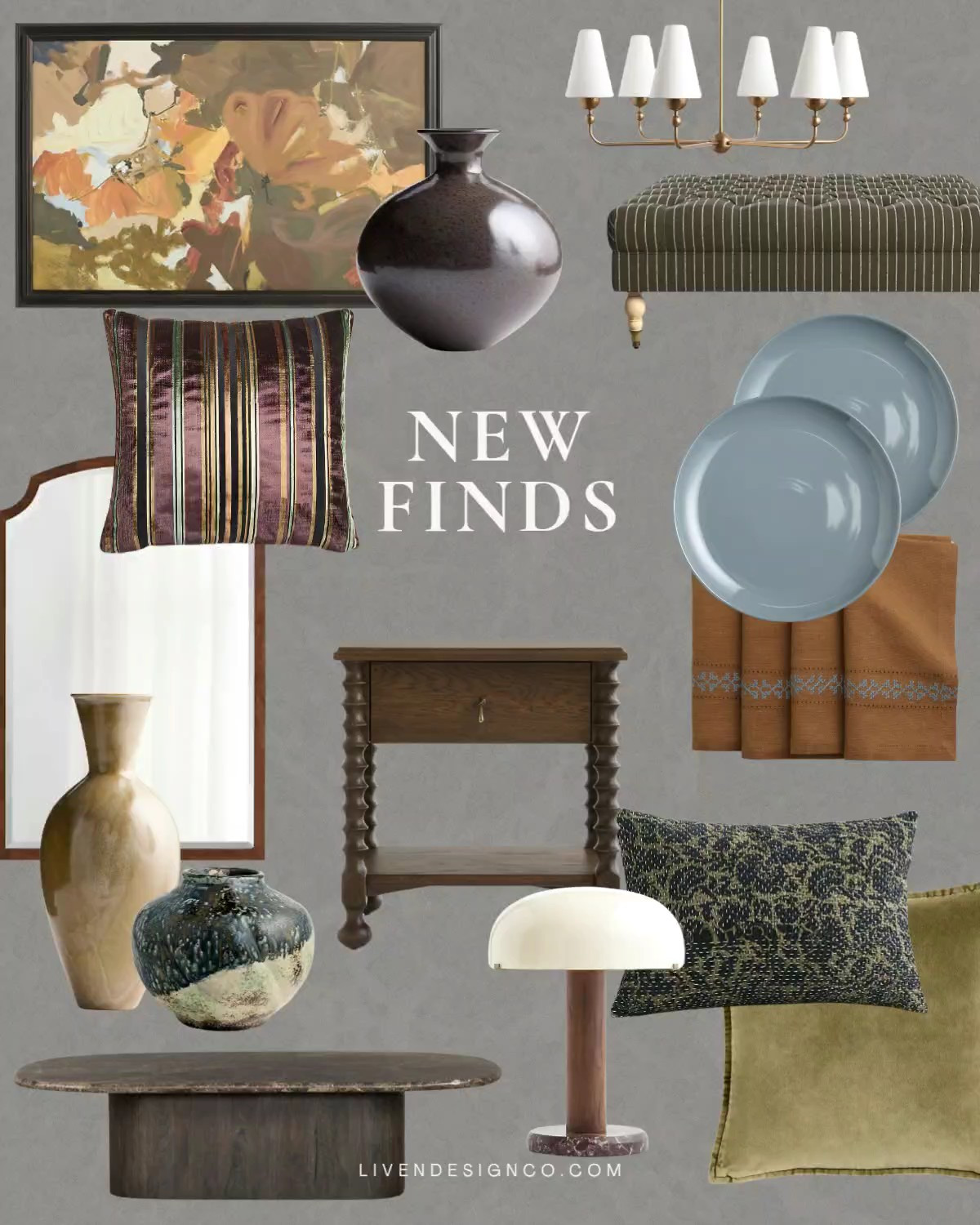 Crate and Barrel new home. Dome lamp. Marble lamp. Abstract art. Home decor. Ceramic vase. Earthy vase. Stoneware dinnerware. Throw pillows. Velvet pillow. Wall mirror. Ottoman cocktail coffee table 

#LTKSeasonal #LTKHome #LTKSaleAlert