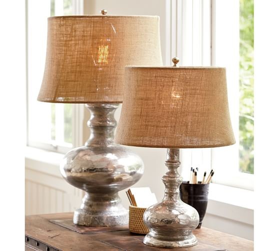 Antique Mercury Glass Table & Bedside Lamps | Pottery Barn AU