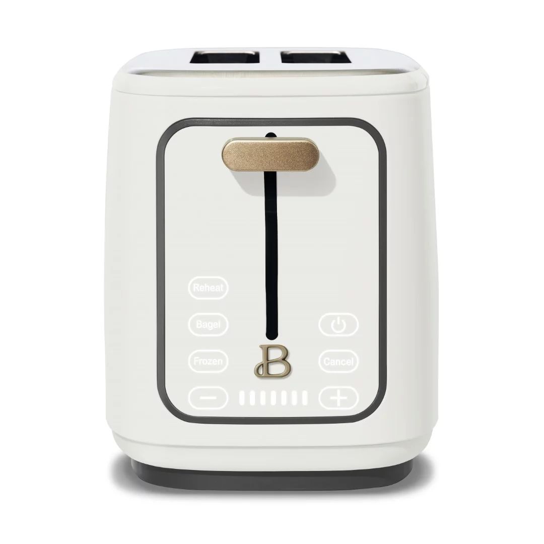 Beautiful 2 Slice Touchscreen Toaster, White Icing by Drew Barrymore - Walmart.com | Walmart (US)
