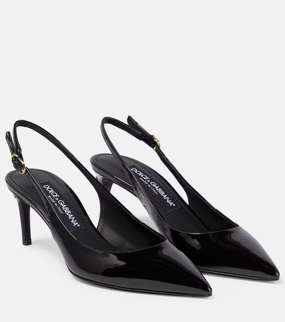 Cardinale patent leather slingback pumps | Mytheresa (UK)