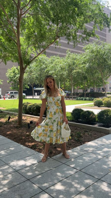I feel like I should be in Tuscany or something with this outfit!! If you want to try a Rent the Runway membership, use this code at checkout for 40% off your first month:

RTR6DD27E229A 

This lemon dress is a rental! 

#LTKSeasonal #LTKunder100