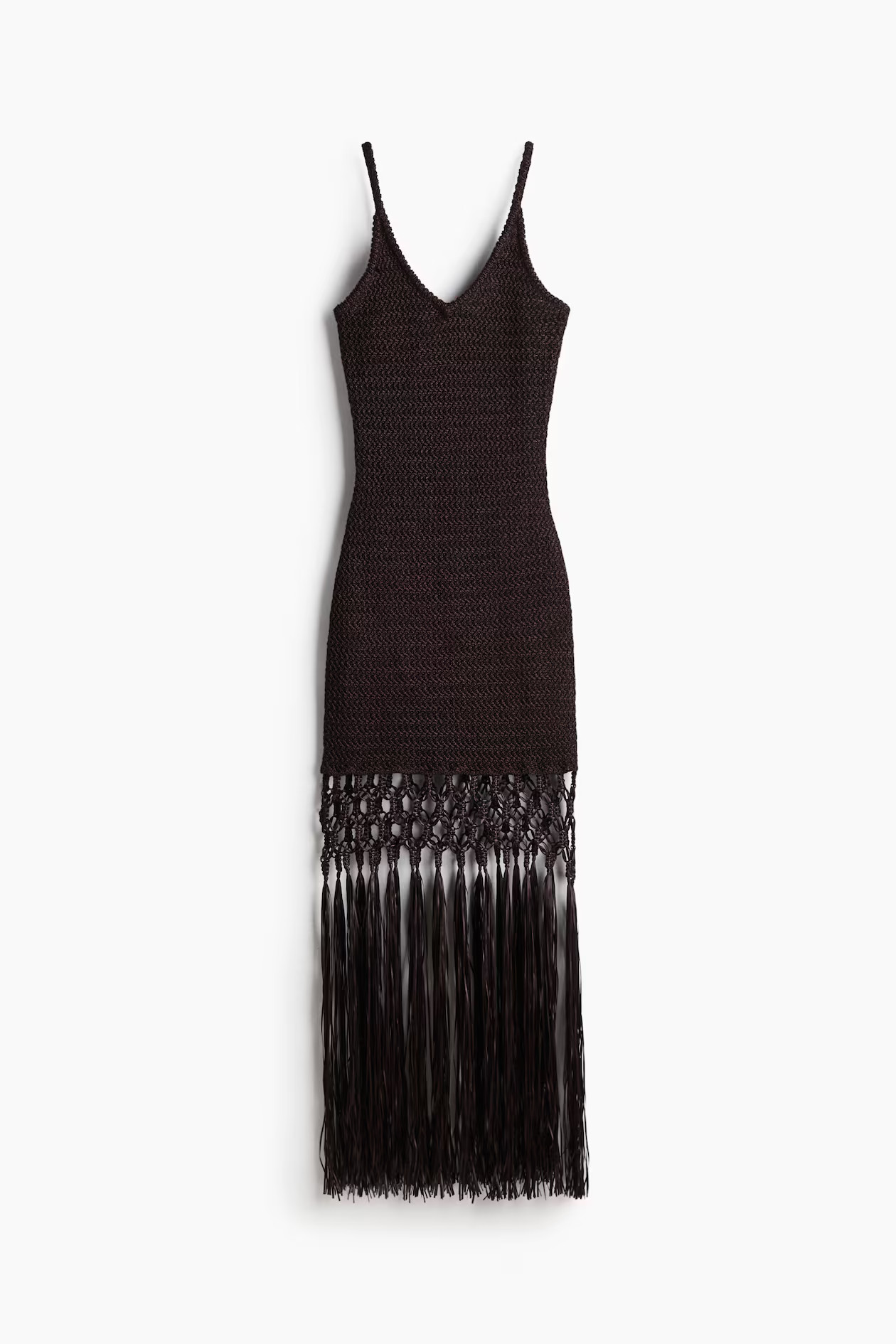 Fringed crochet-look dress | H&M (UK, MY, IN, SG, PH, TW, HK)