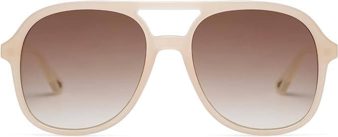 SOJOS Retro Polarized Aviator Sunglasses for Women Men Classic 70s Vintage Trendy Square Aviators | Amazon (US)