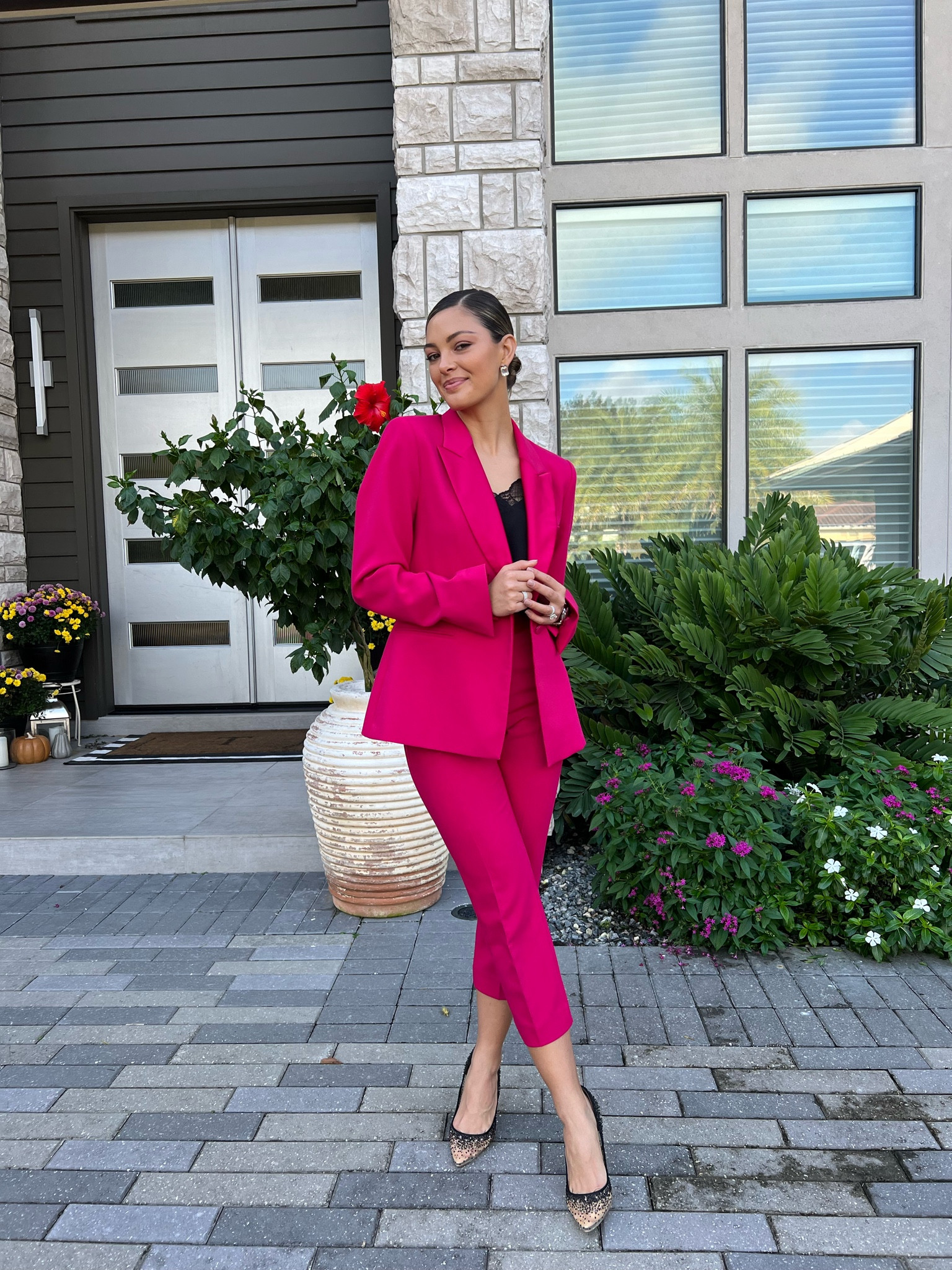 Business, business outfit, work outfit, business casual, pink blazer, pink suit, pink set.

#LTKworkwear