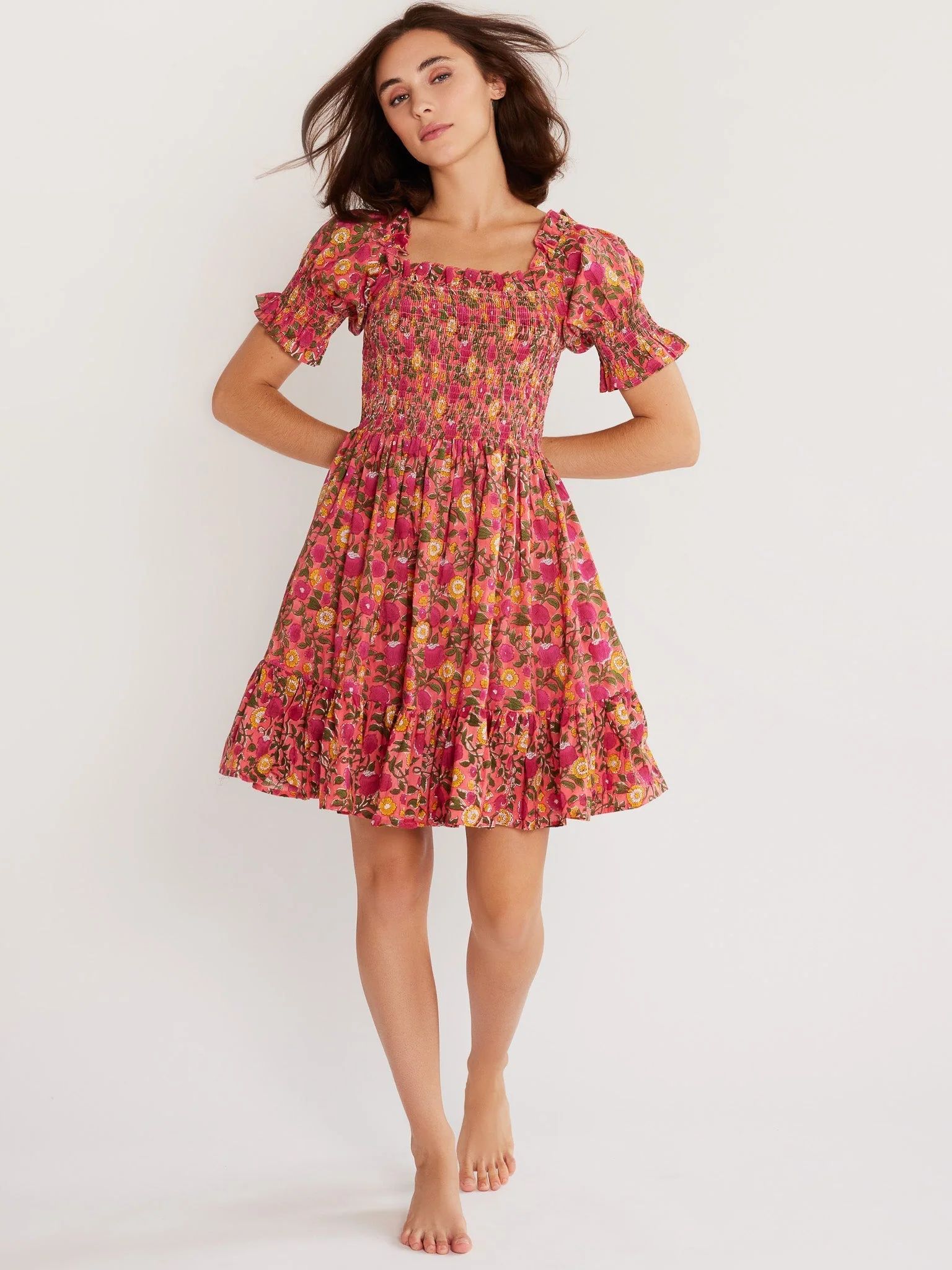 Shop Mille - Kiki Dress in Passionfruit | Mille