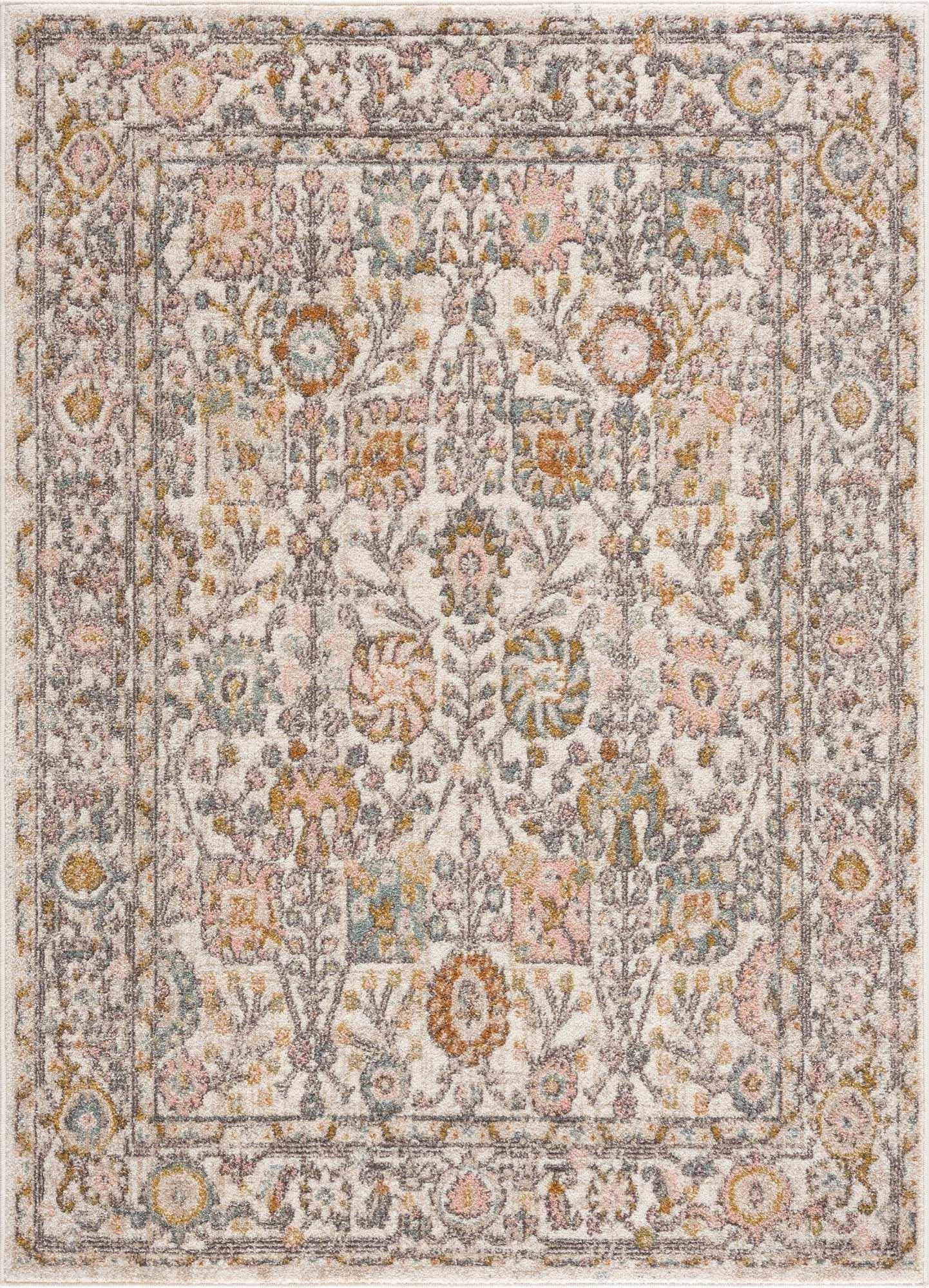 Bungalow Rose Cyenthia Oriental Machine Woven Polypropylene Area Rug in Brown & Reviews | Wayfair | Wayfair North America
