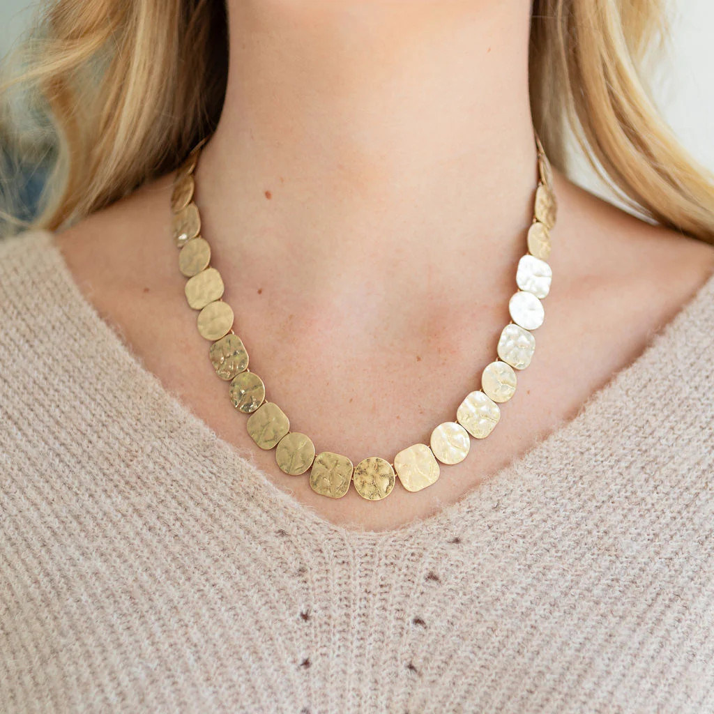 Skipping Stones Gold Necklace | Erin McDermott Jewelry