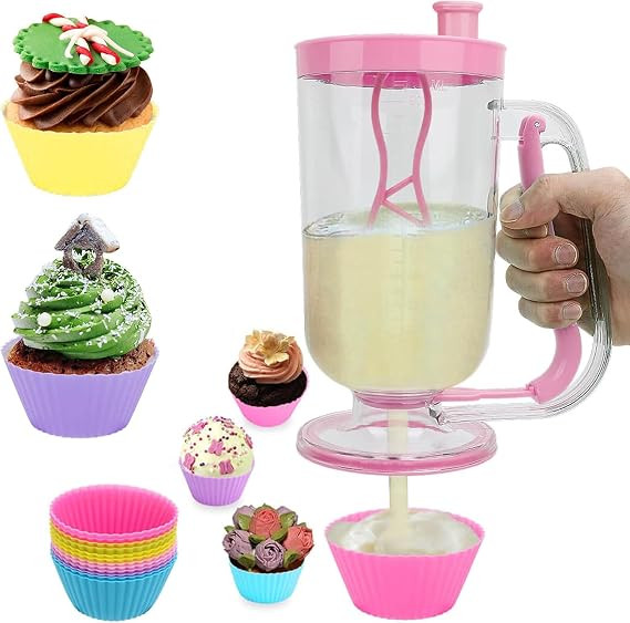 Yummy Sam Pancake Batter Dispenser with Squeeze Handle,Leakproof Pancake Pourer Batter Pitcher Mi... | Amazon (US)