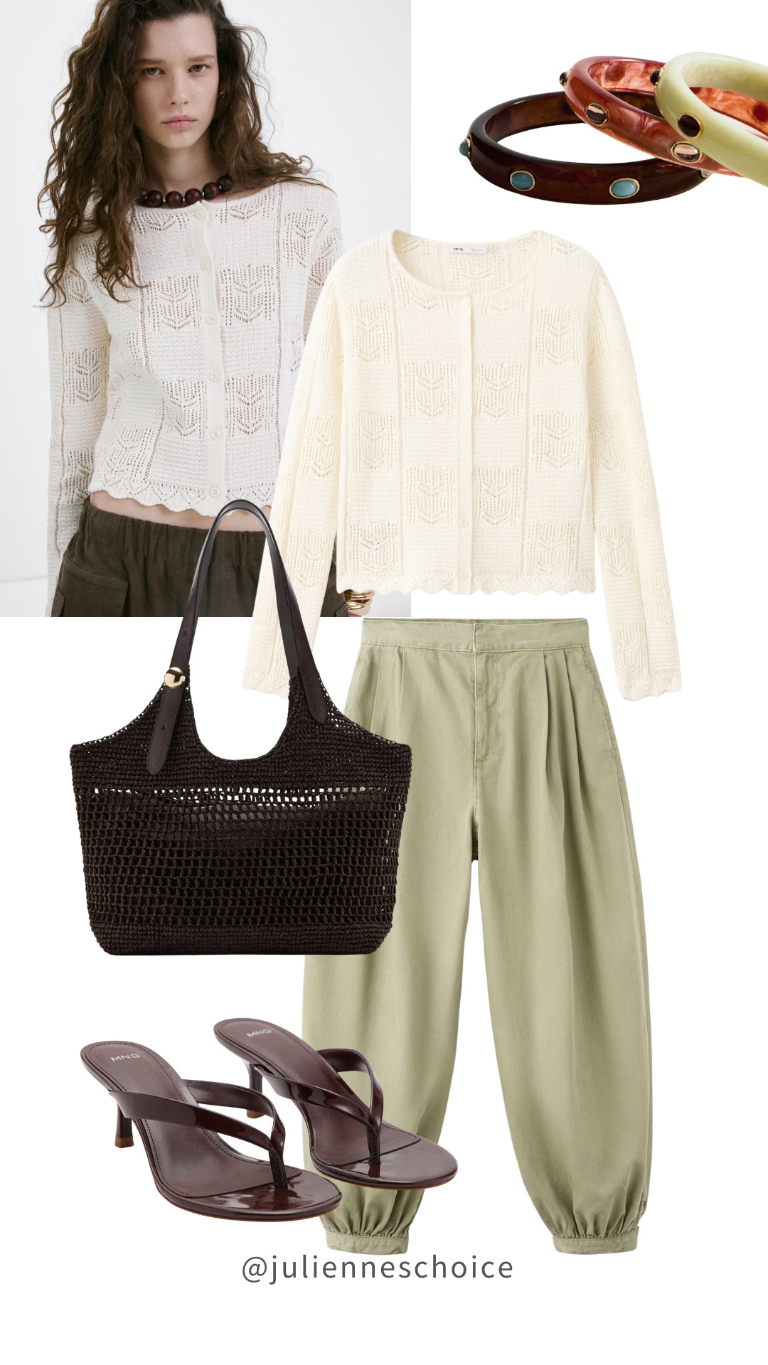 Soft cardigan styling 🤍

Relaxed knits, elegant neutrals, and effortless layering are everywhere right now.✨julienneschoice 

#Mango #CardiganTrend #SpringSummer #MinimalStyle
 

 #LTKootd #LTKSeasonal