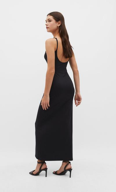 Robe longue moulante - Robes femme | Stradivarius France | Stradivarius (FR)