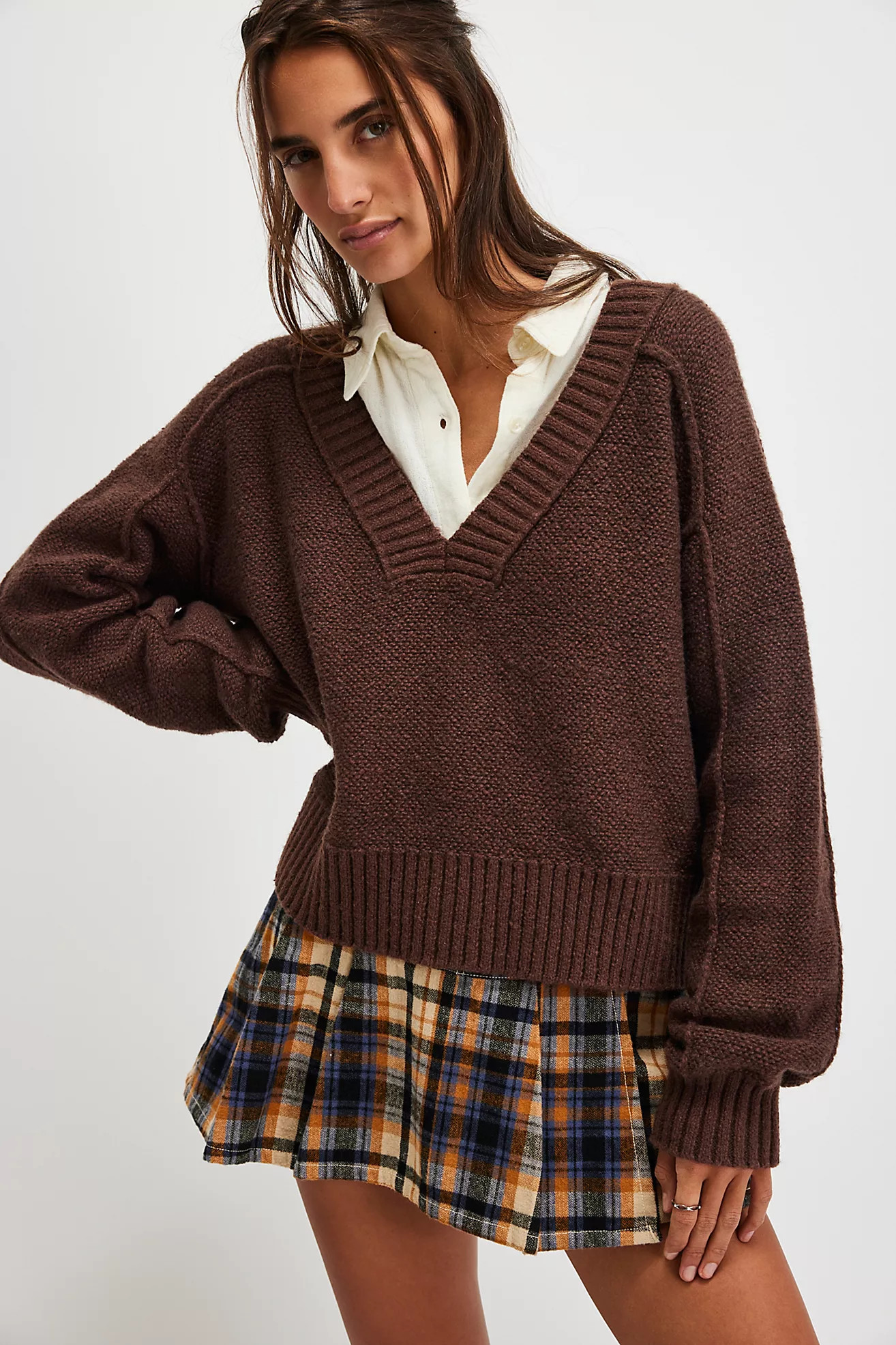 Rhea V-Neck Pullover | Free People (Global - UK&FR Excluded)