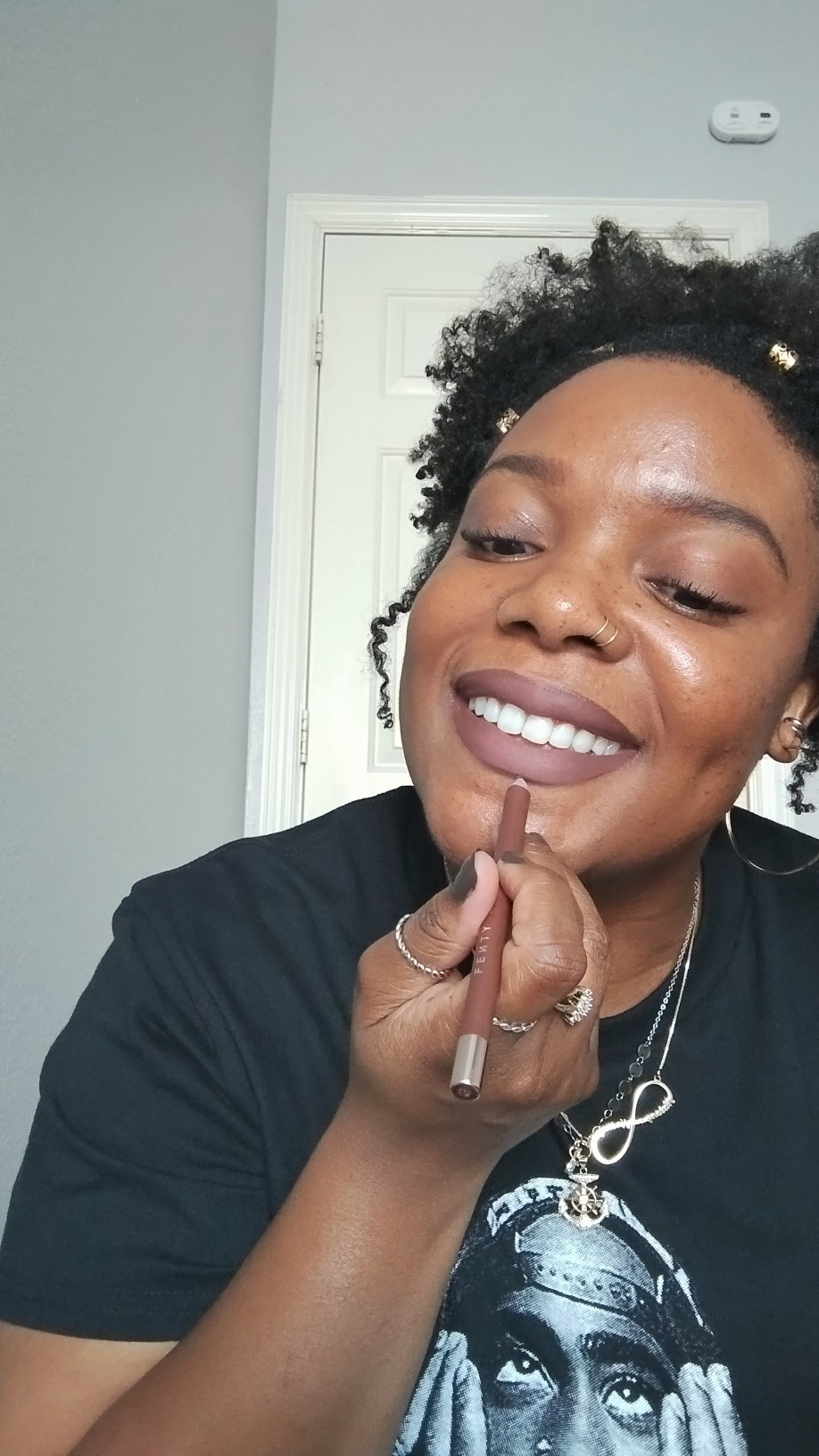 My first time trying Fenty Beauty Traced Out lip liners and I must say I'm a fan! I'm adding the Brown'd Out shade to my 90s brown lip collection.🫶🏾

#LTKBeauty #LTKgrwm #LTKselfcare