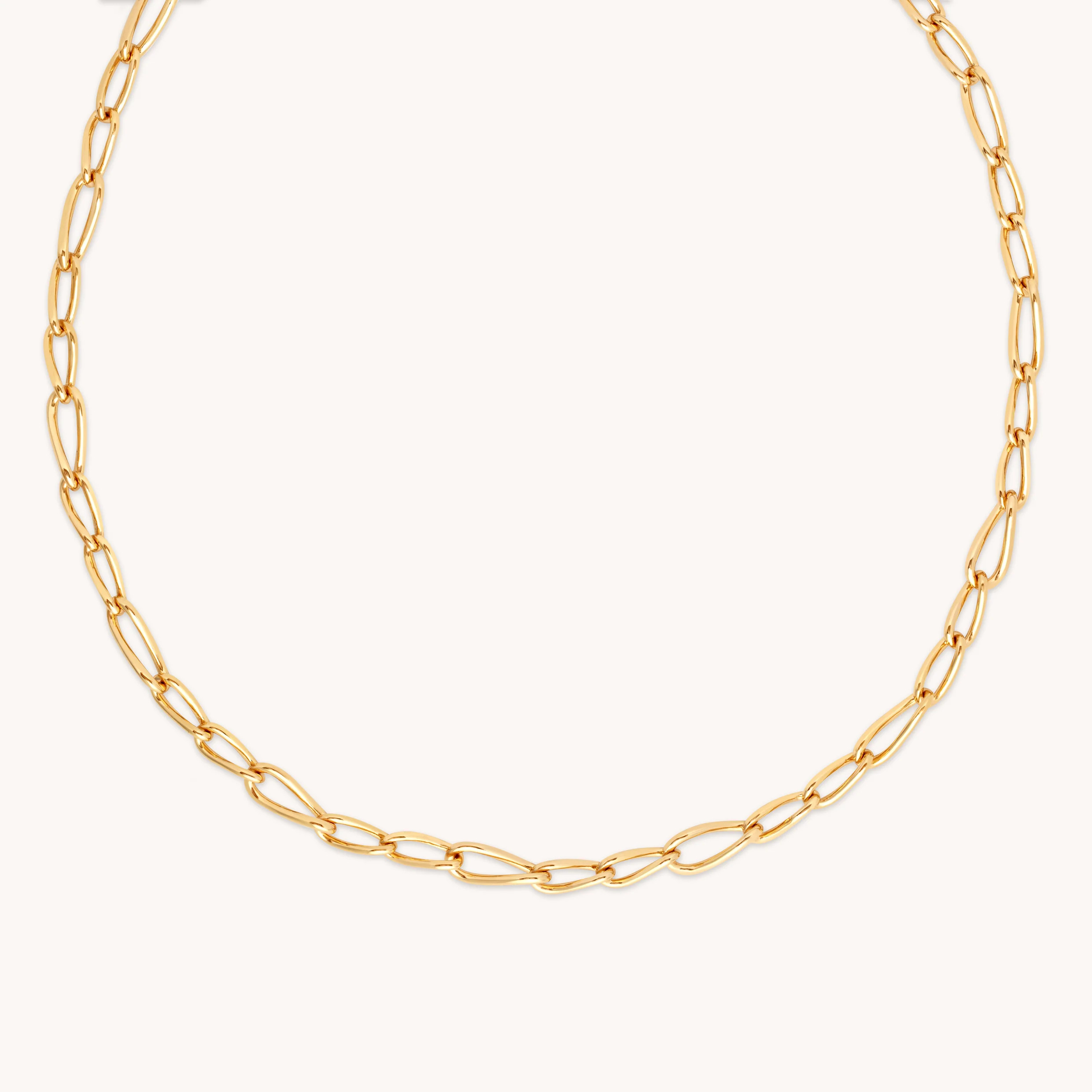 Infinite Chain Necklace in Gold | Astrid & Miyu UK