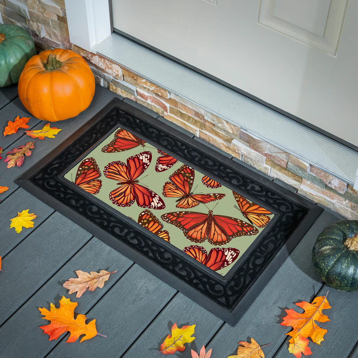 Flocked Coir Sassafras Switch Mat,22"x10" | My Evergreen