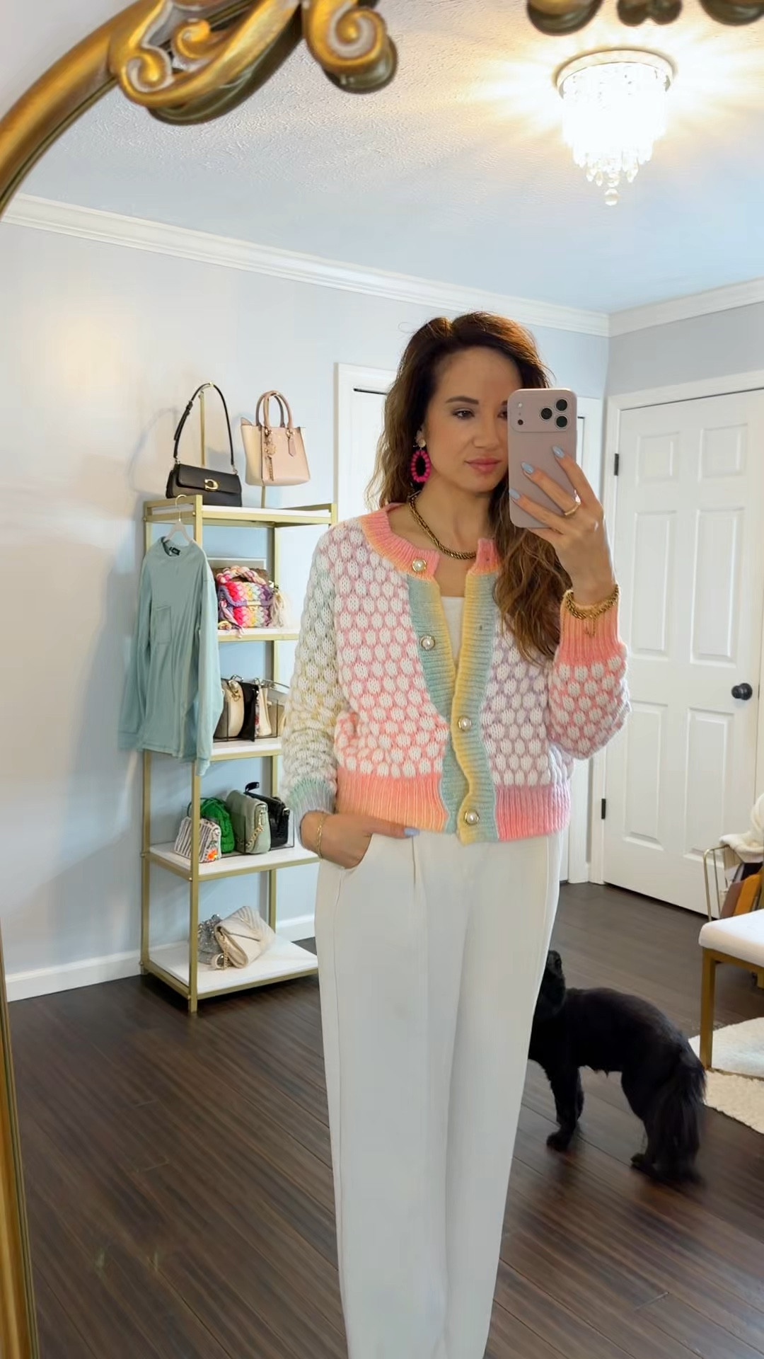 Colorful cardigan sweater 

#LTKSeasonal #LTKSpringSale #LTKootd