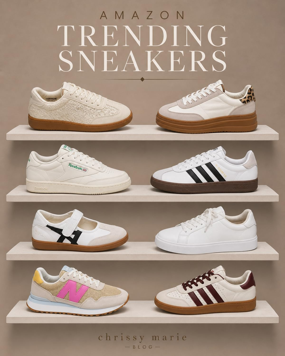 Trending Amazon sneakers that make every outfit look a little cooler without committing to uncomfortable shoes. Easy pairs for jeans, leggings, dresses, school drop-off, errands, and pretending your walk to get coffee counts as cardio. 

 #LTKgrwm #LTKootd #LTKActive