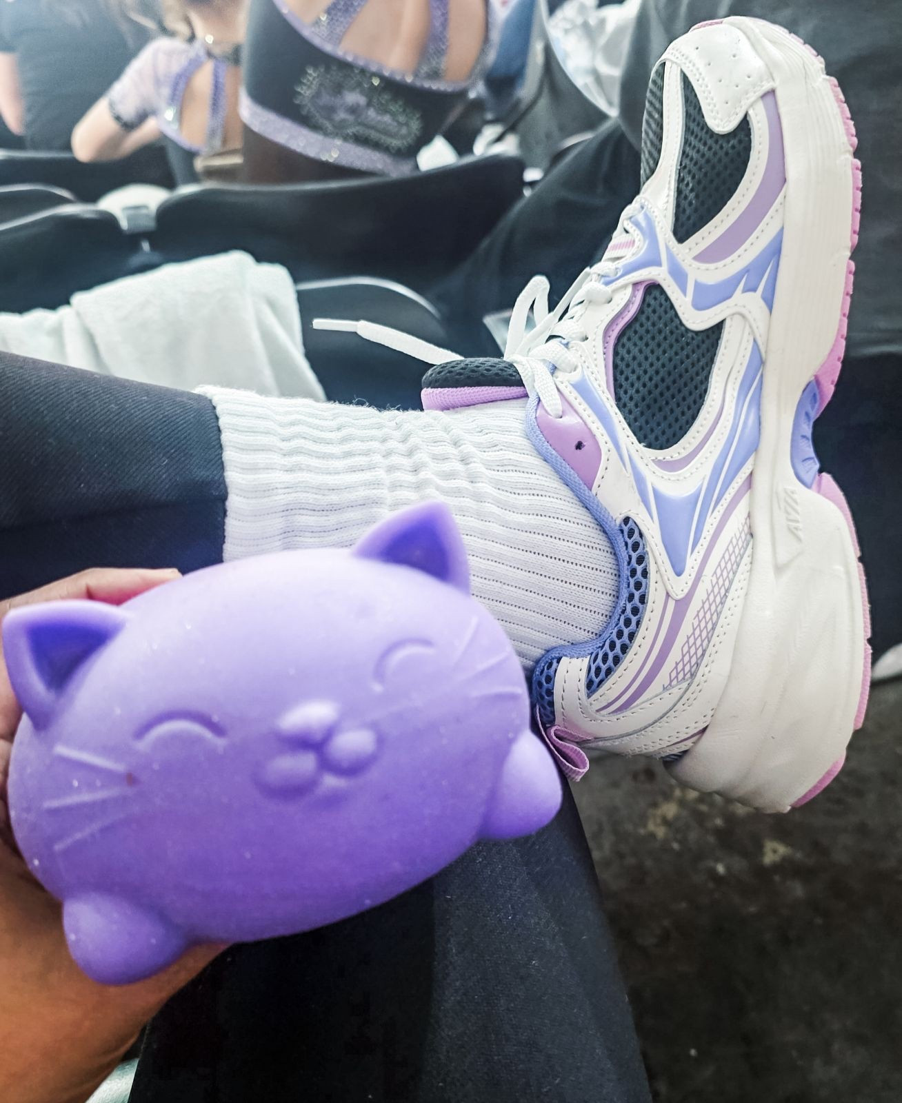 Cheer comp! Babysitting my Needoh Cool Cat granddaughter. 💜😹

John was hating on my new comp kicks! I love them tho for $25 bucks… @walmart find! 

#LTKmomlife #LTKootd #LTKKids