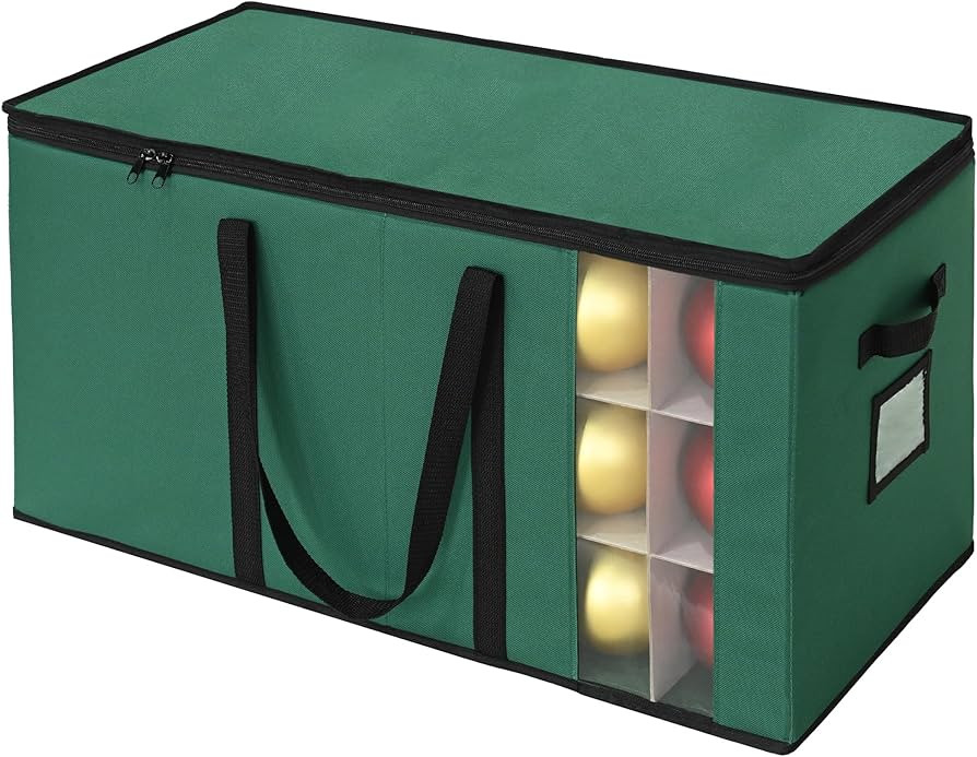 GRANNY SAYS Ornament Organizer Storage box, Christmas Ornament Storage, Stores 54-4" Ornaments, O... | Amazon (US)