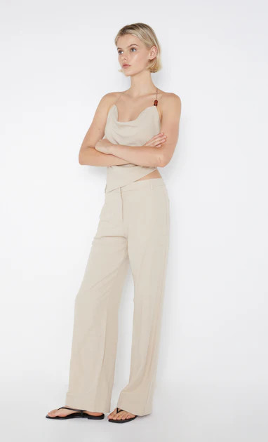 DESIREE STRAIGHT LEG PANT - SAND | Bec & Bridge (Global)