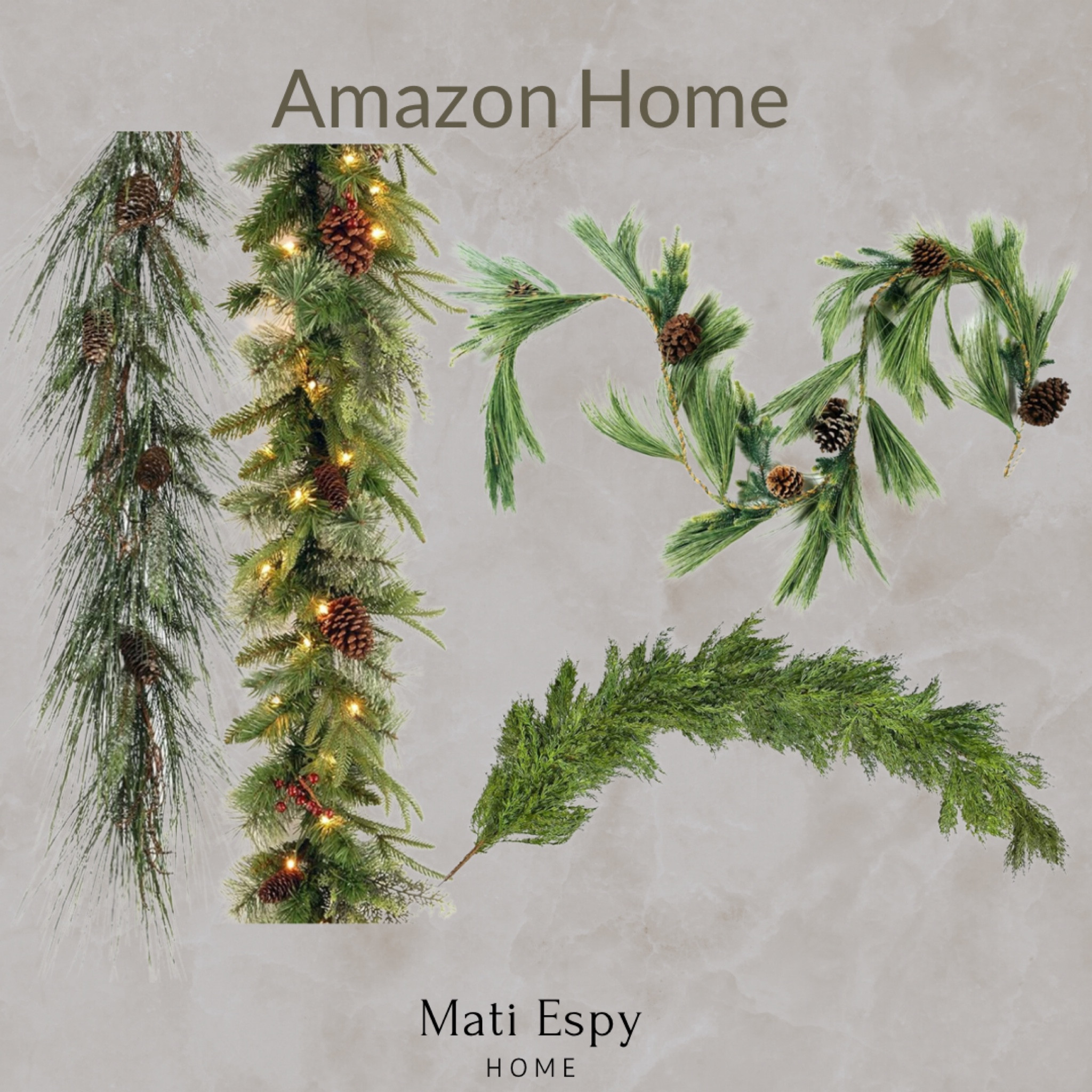  Christmas Decor Holiday Decor Garland Amazon Home Finds 

#LTKHoliday #LTKSeasonal #LTKHolidaySale