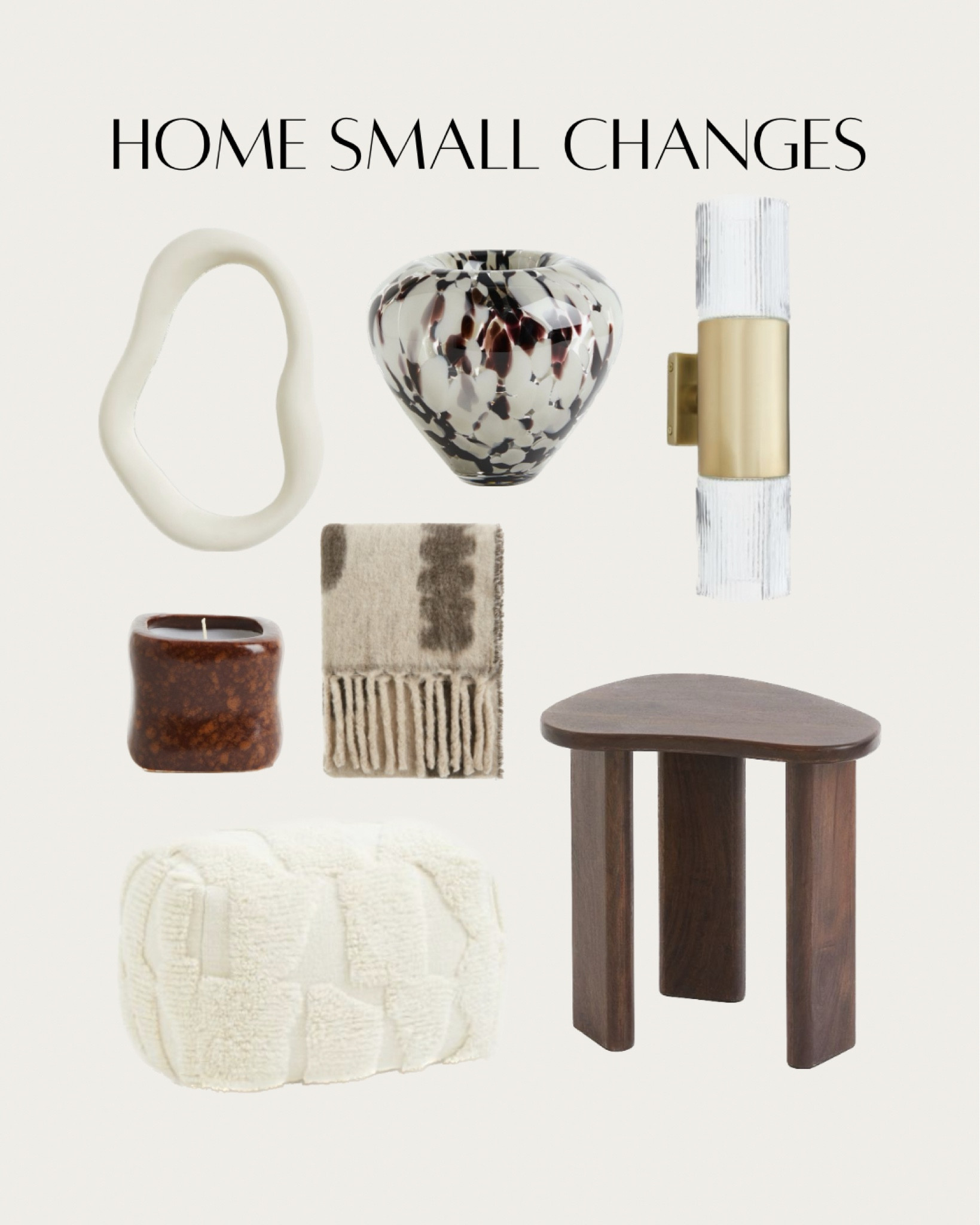Make your home feel fresh and new with subtle yet stylish changes from H&M Home. The H&M Asymmetric Mirror reflects a touch of sophistication, while the Mango Wood Side Table and Glass Wall Lamp add warmth and ambiance. Cozy up with a Wool Pouffe and embrace the fall spirit with a Large Glass Vase and Floral Throw. Set the mood with a Scented Candle in a Ceramic Holder, and watch your space come alive. With H&M's affordable home decor, small changes can create a big impact. #AffordableHomeRefresh #HMDetails #FallDecorMagic #SmallChangesBigImpact #AffordableElegance #HMHomeInspiration #HMhome

#LTKFind #LTKhome #LTKSeasonal