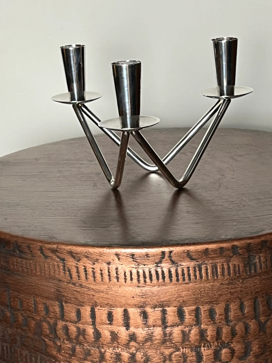 Mid Century Modern Danish Candle Holders, MCM Danish Candle Holder, BOHO Candle Holder, Modernist... | Etsy (US)