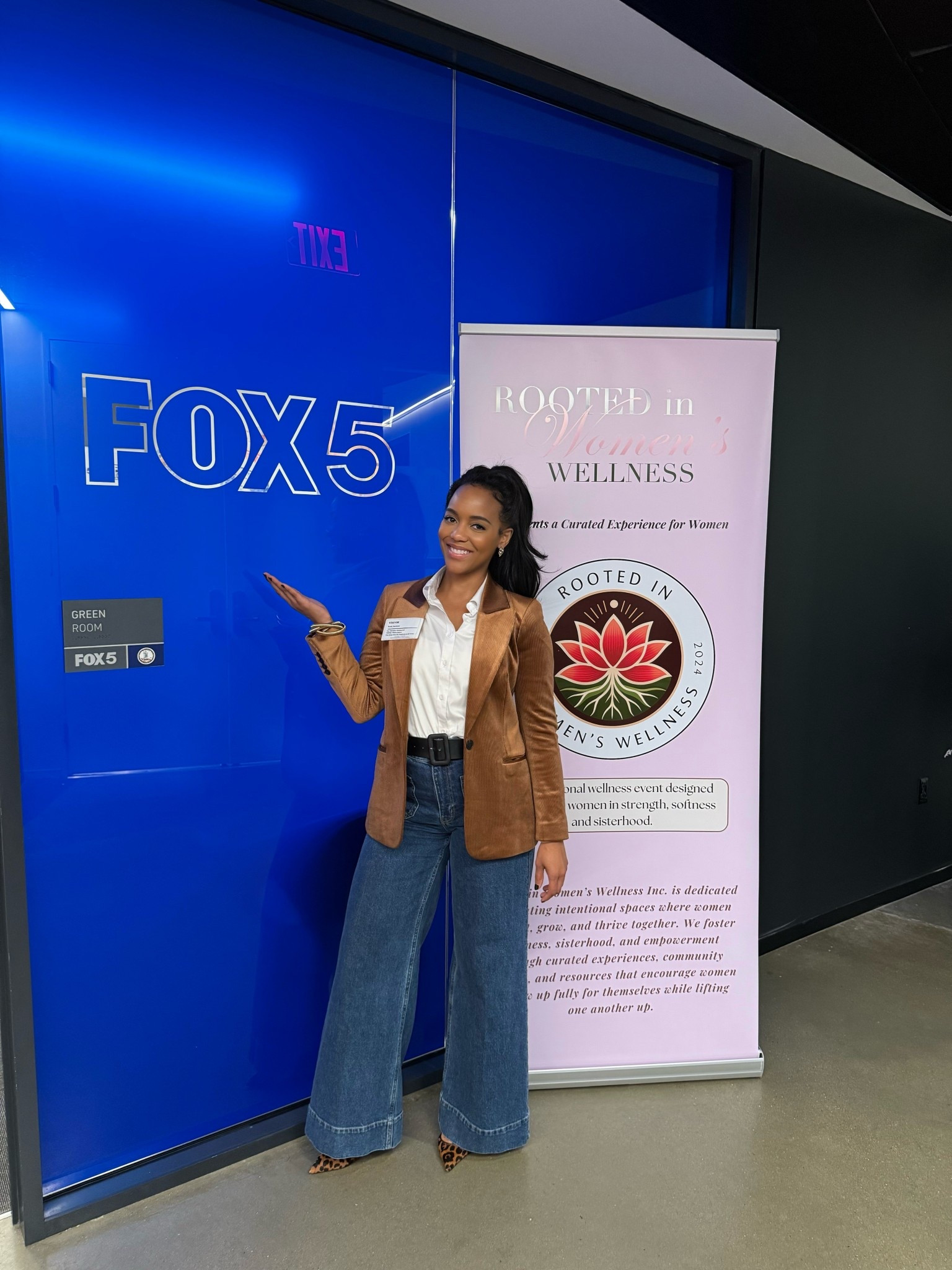 This morning, I had the pleasure of assisting my client and founder of Rooted in Women’s Wellness for her FOX 5 segment. A proud day styling her for an on-air moment where confidence meets preparation.


#LTKWorkwear
