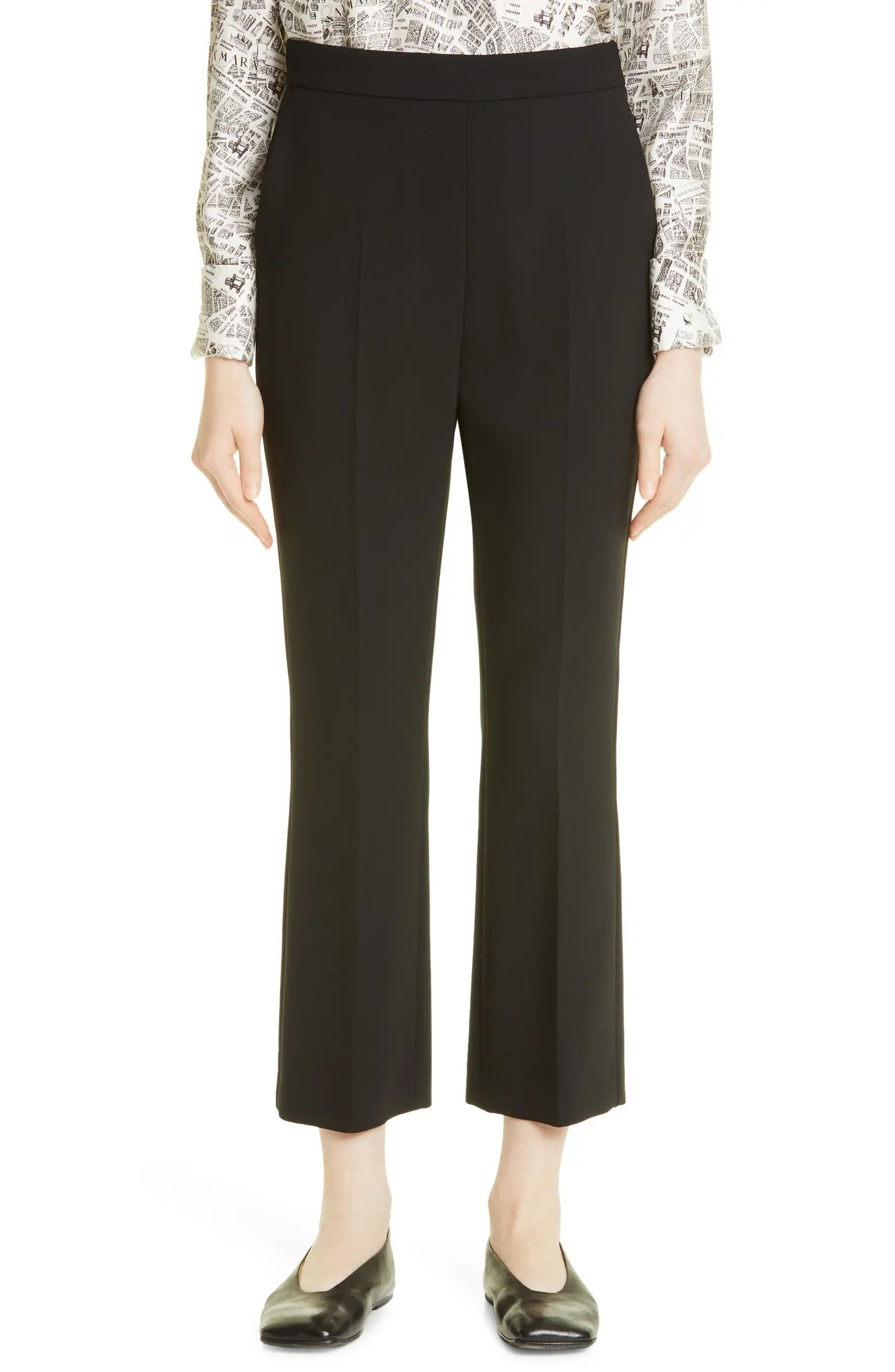 Max Mara Stretch Wool Ankle Trousers | Nordstrom | Nordstrom