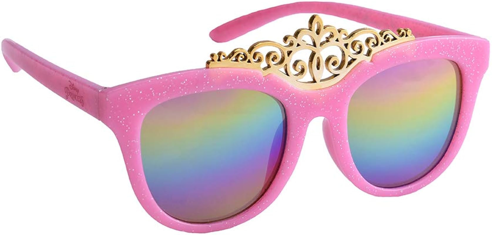 Sun-Staches Disney Pink Princess Crown Kid Shades Lil' Characters Child Size Sunglasses UV400, Mu... | Amazon (US)