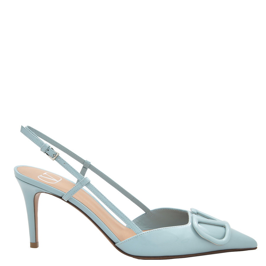 Valentino VLogo Patent Slingback Pumps, Brand Size 38 (US Size 8) | Jomashop.com & JomaDeals.com