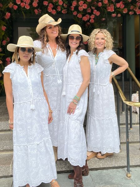 FAB4 take Charleston  in our fave Chicos dress!!! 

#LTKcurves #LTKSeasonal #LTKfit