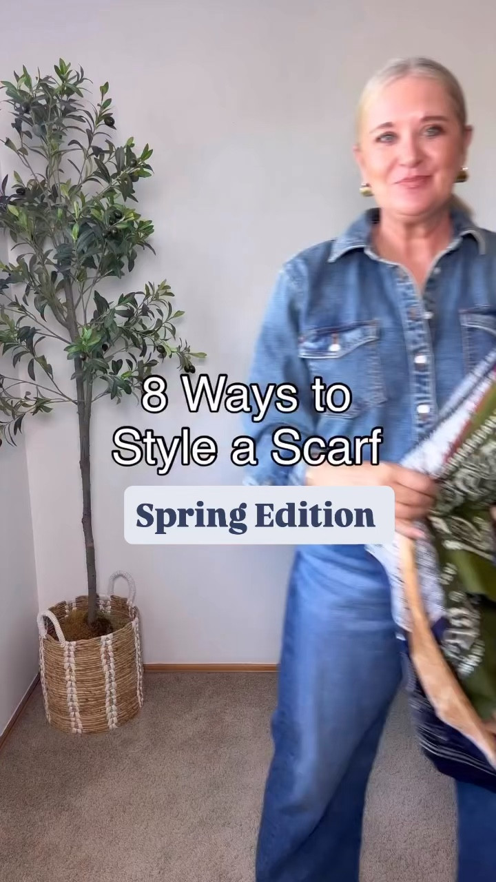 8 ways to STYLE A SCARF
Spring Edition 🌸! Comment
SHOP for some CUTE scarves! SHARE this with a scarf loving friend foSAVE this to refer back !
Scarves are a HUGE accessory for Spring!  It's the perfect
"third piece" to your outfit!
Here are 8 fun ways to wear a scarf this Season!
Which is your favorite??
EXACT scarves linked in my LTK!
Facebook use this link: https://liketk.it/5oDg0
#howtostyle #neckscarf #scarfideas #|tkover40...

#LTKgrwm #LTKOver40 #LTKootd