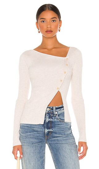 Gael Cardigan in Cream | Revolve Clothing (Global)