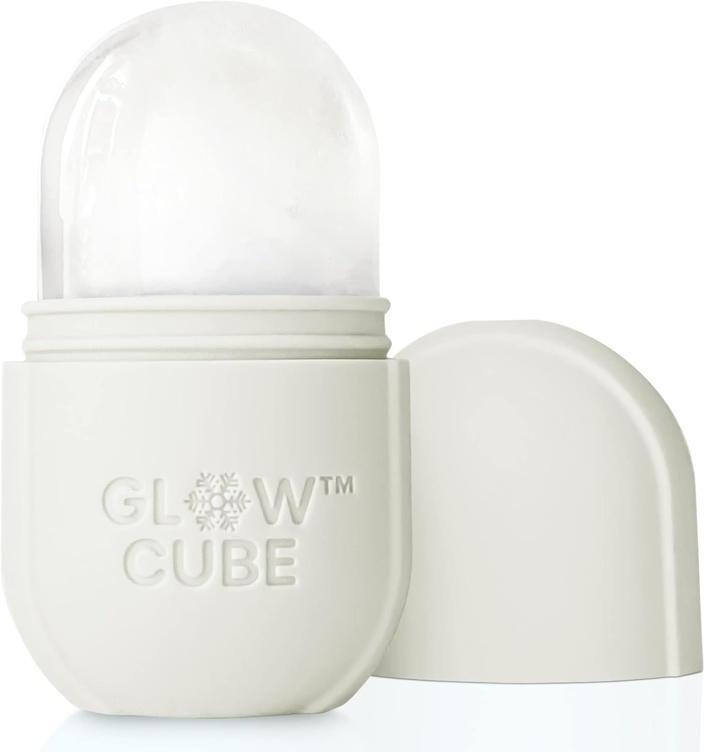 Glow Cube Ice Roller For Face Eyes and Neck To Brighten Skin & Enhance Your Natural Glow/Reusable... | Amazon (UK)