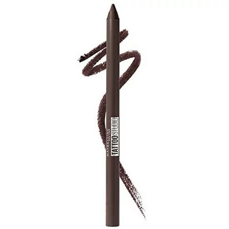 Maybelline TattooStudio Sharpenable Gel Pencil Longwear Eyeliner Makeup Bold Brown 0.04 oz. | Walmart (US)